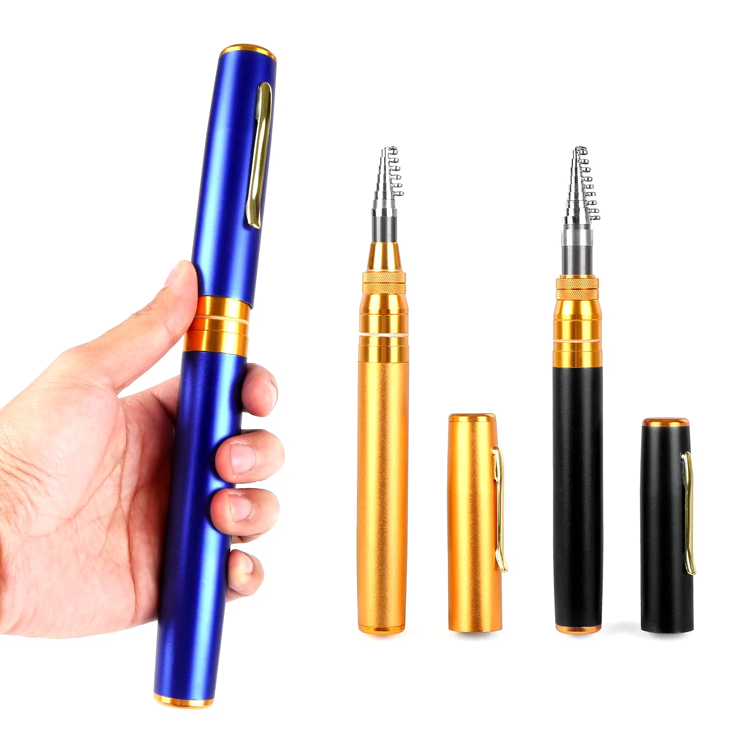 Outdoor Portable Mini Pen Fishing Rod Telescopic Pocket Pen Fishing Rod Mini Fishing Pole Fishing Accessories