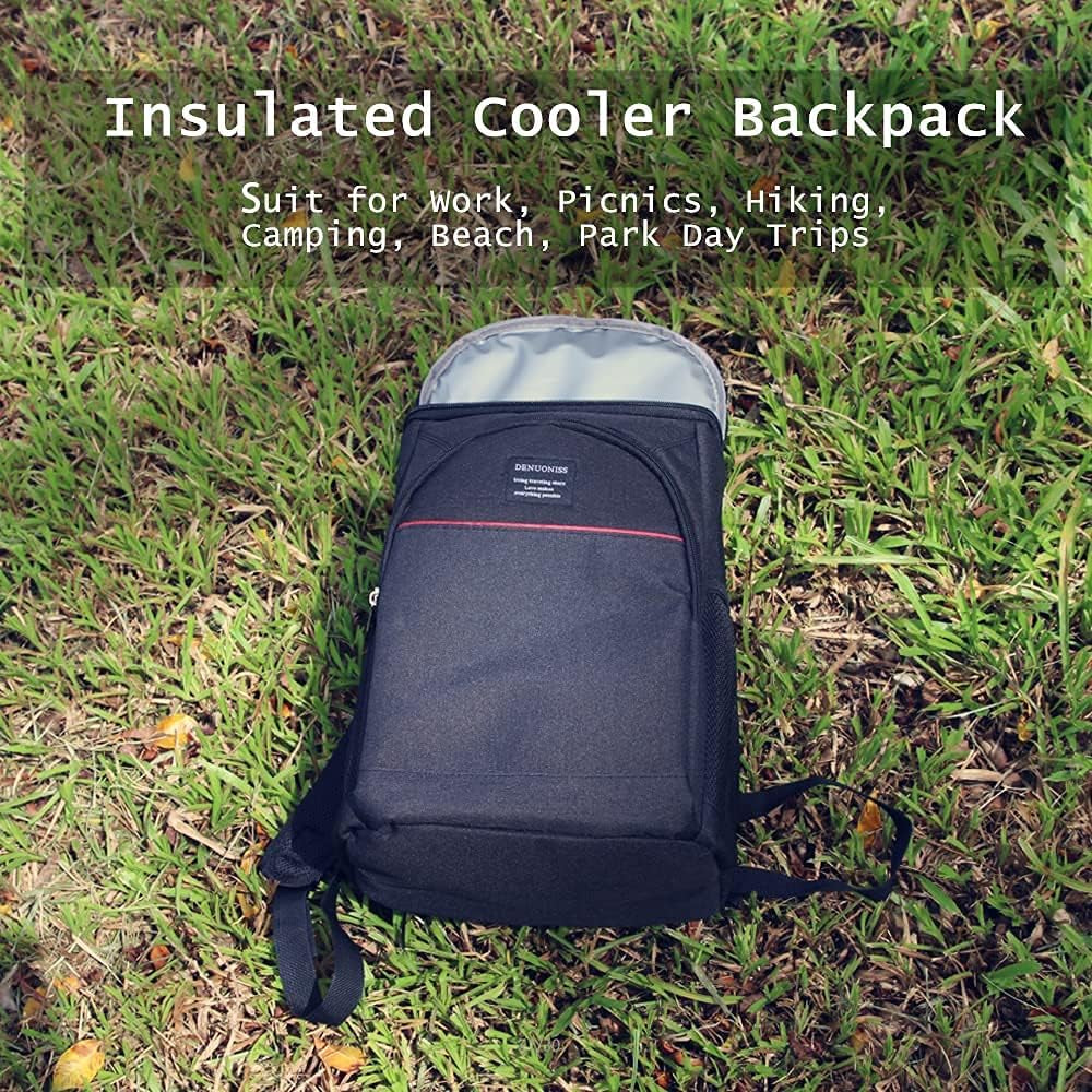 Backpack Cooler 18L Leakproof Insulated Cooler Backpack Large Capacity Lunch Backpack Cooler for Men Women to Picnics Camping