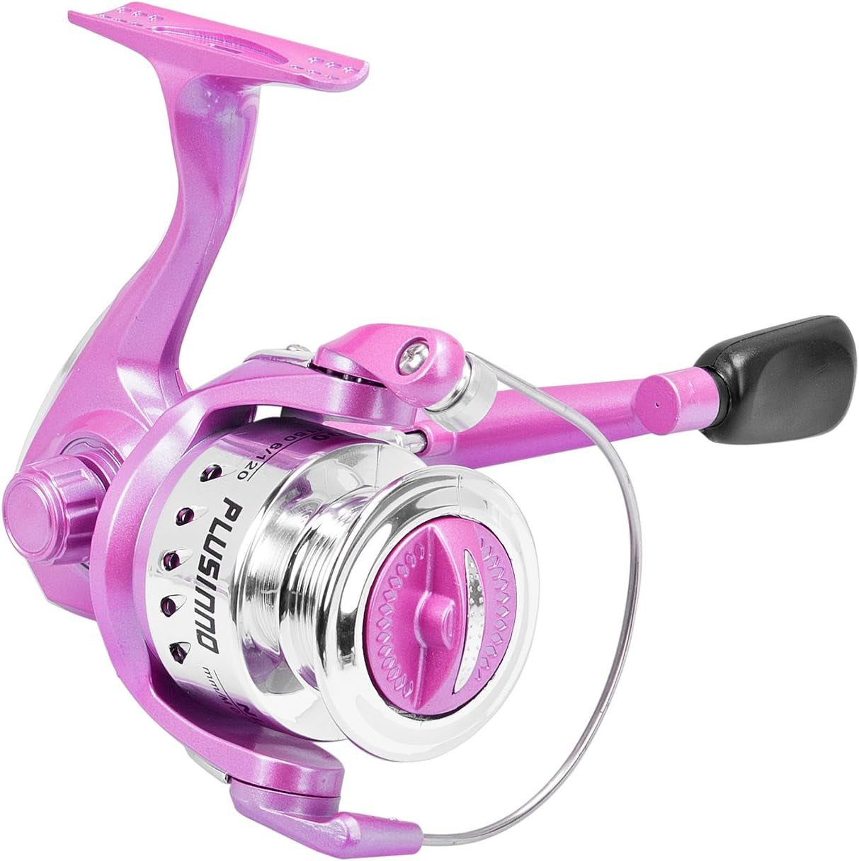 Ladies Telescopic Fishing Rod and Reel Combos,Spinning Fishing Pole Pink Designed for Ladies Fishing Girls Fishing Pole